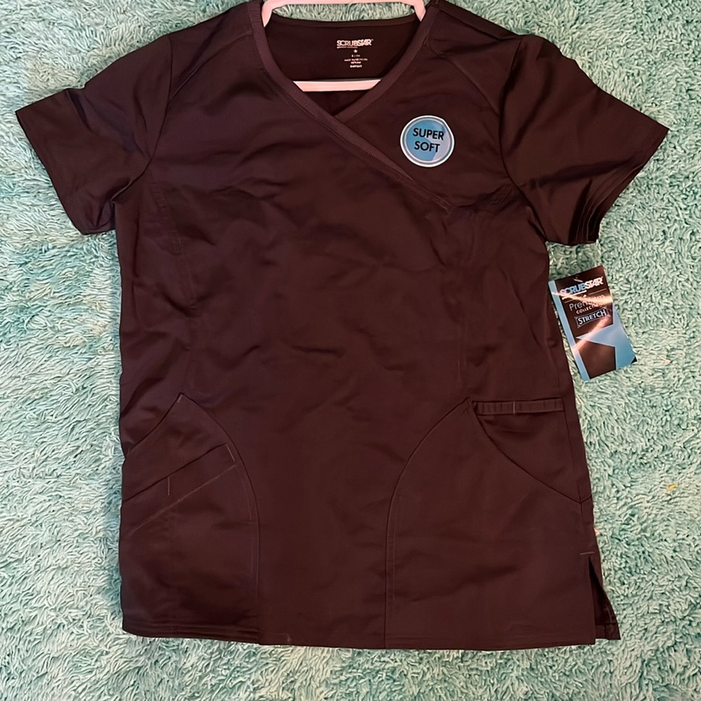 NEW WITH TAGS Scrubstar Grey Scrub shirt